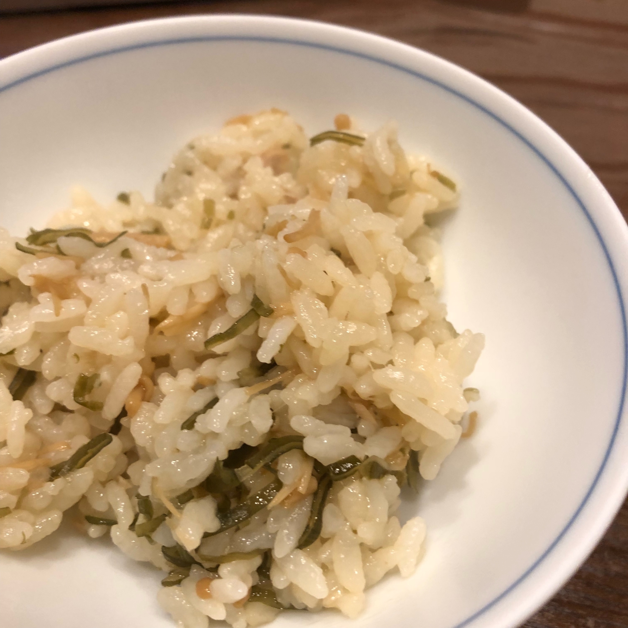 計量不要！シーチキンとなめ茸と塩昆布の混ぜご飯