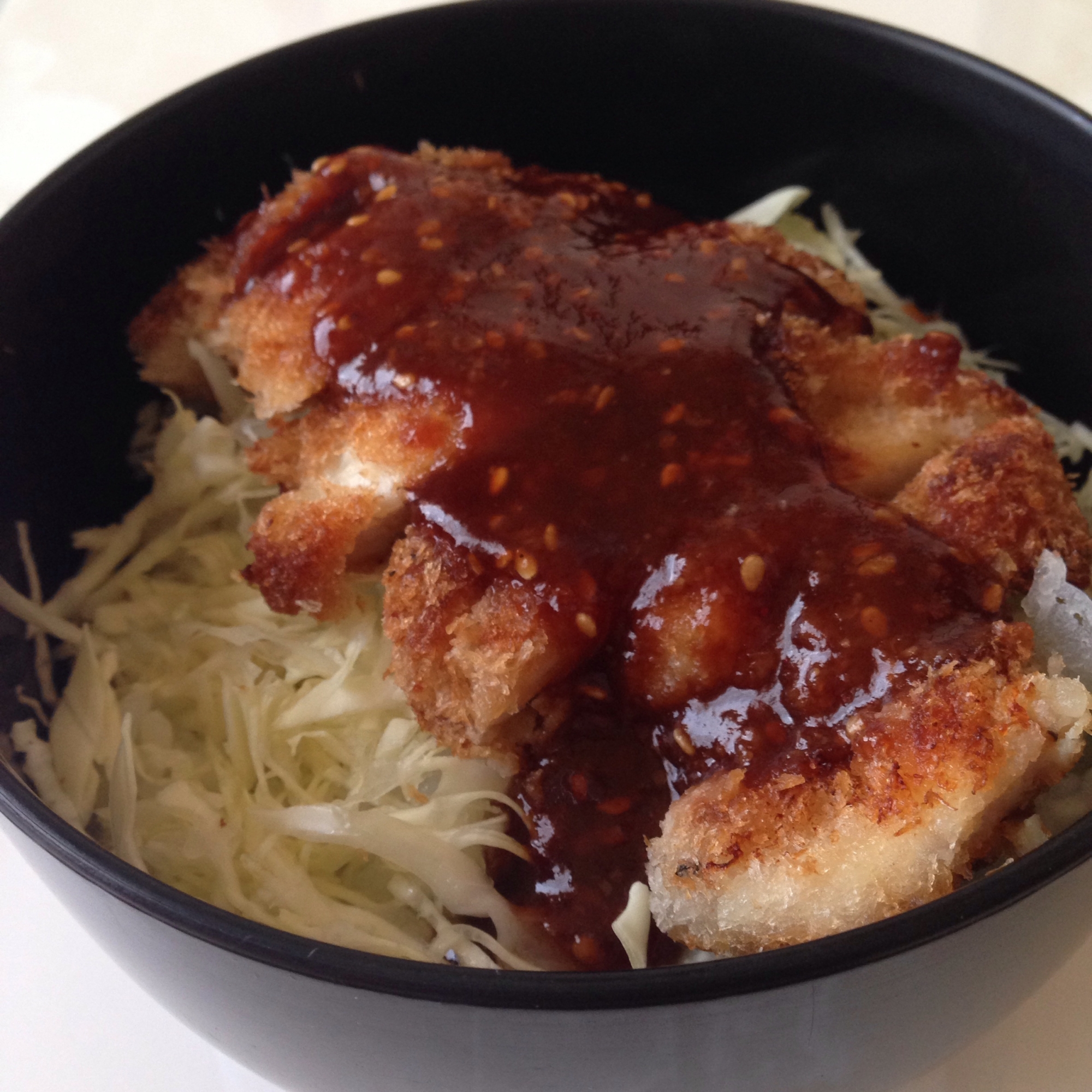 ソースチキンカツ丼♪