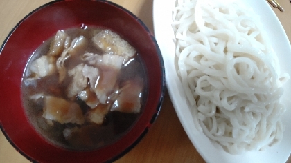 ほっこり♡おいしい！肉×ネギのつけうどん♡