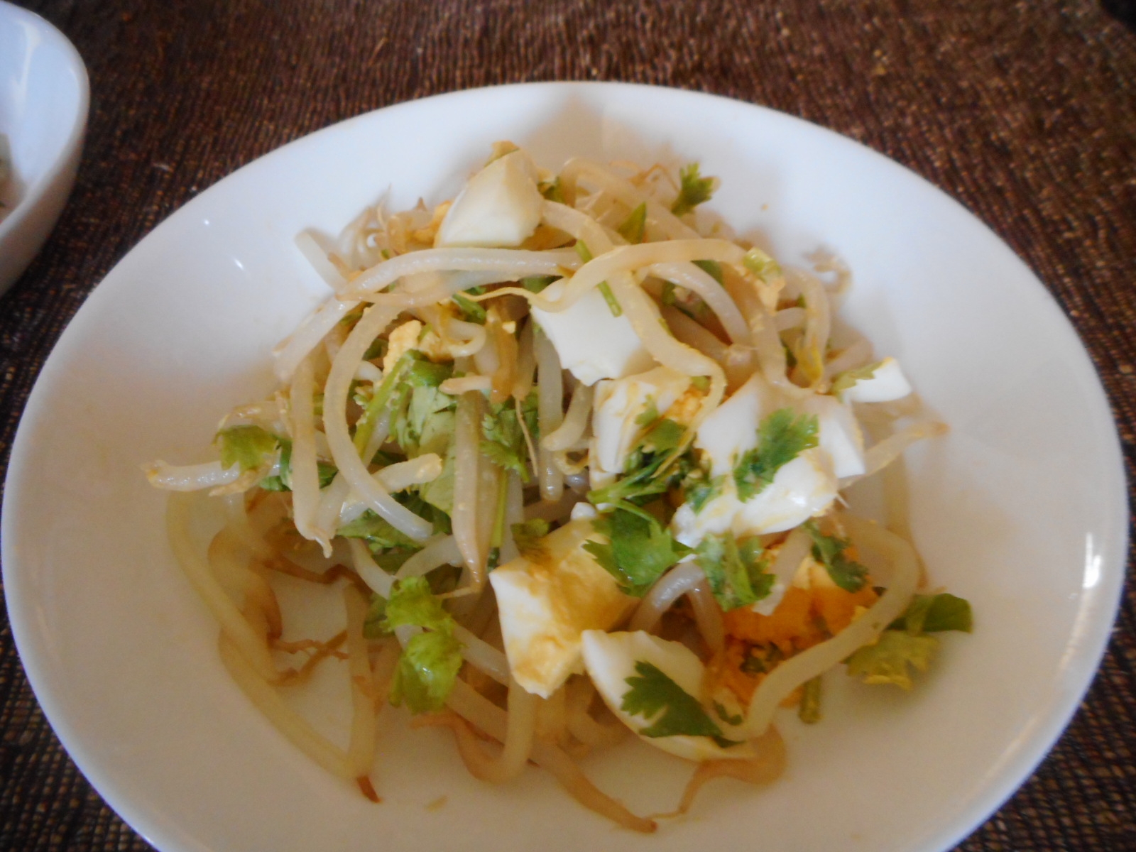 もやしとゆで卵とパクチーの中華サラダ レシピ 作り方 By Mococo05 楽天レシピ