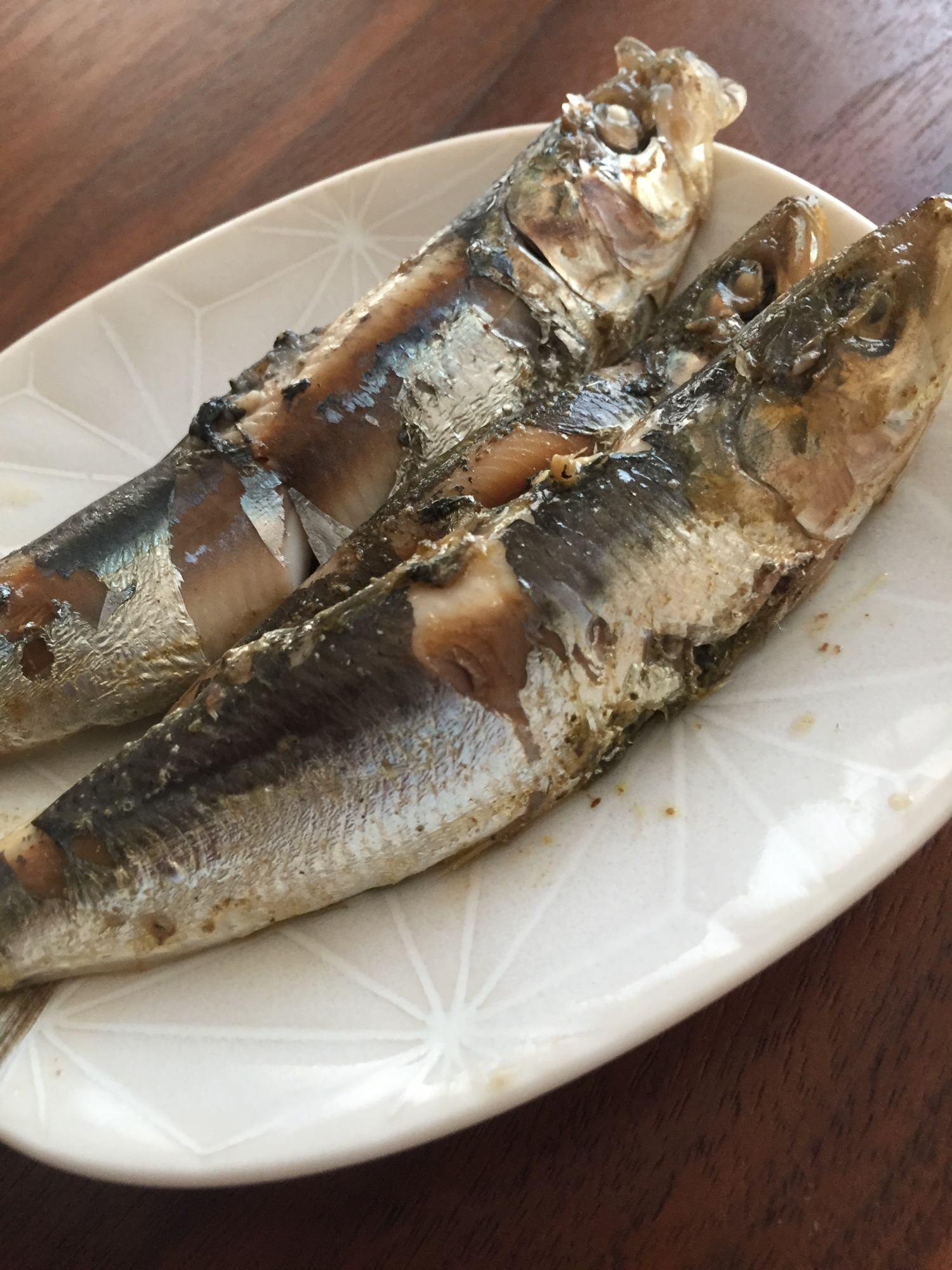 いわしの醤油の煮付け！子どもが食べられる薄味で！