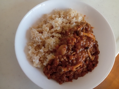 レンズ豆のインドダールカレー