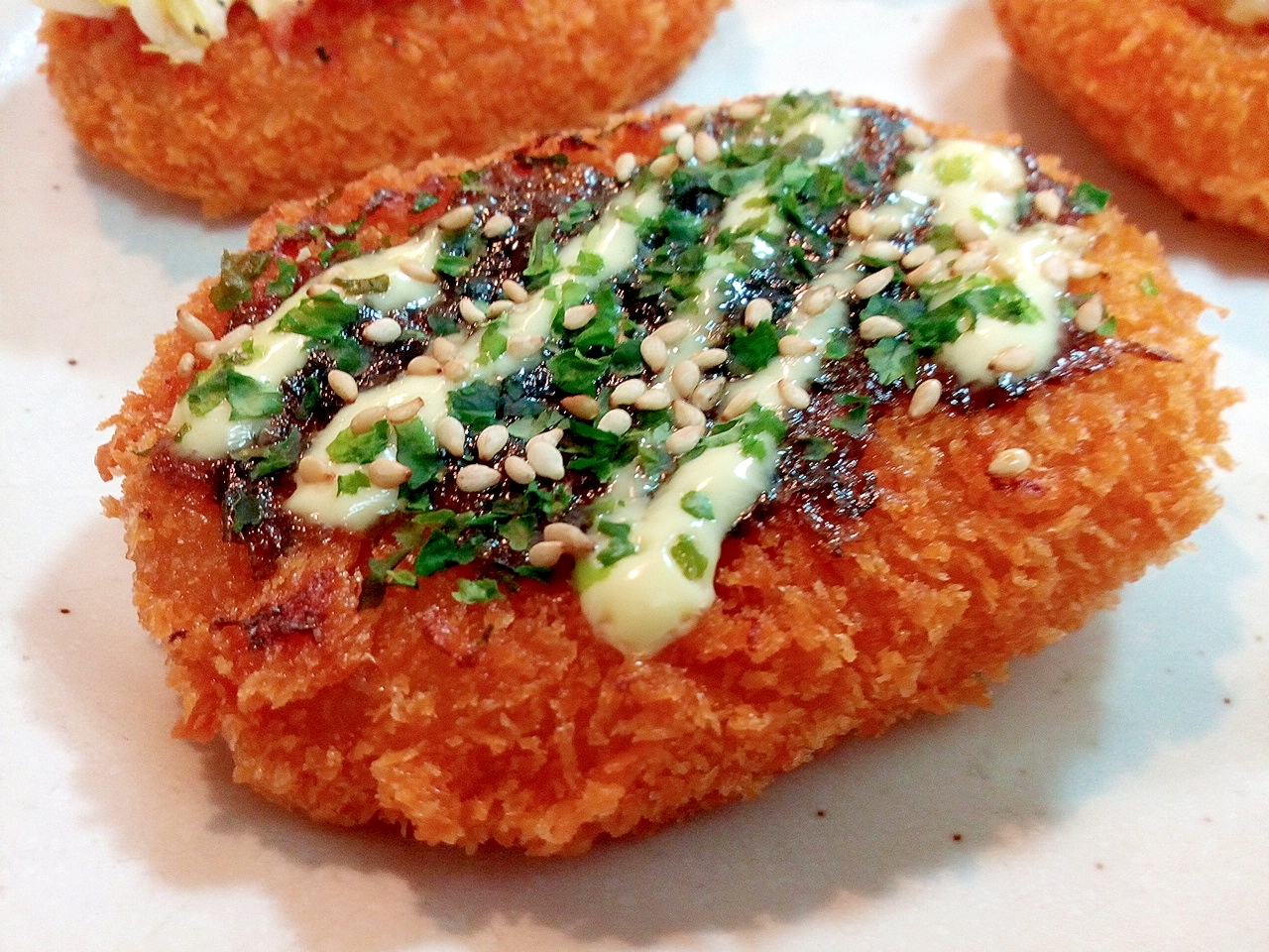 海苔佃煮・青のり・ごまのおやつコロッケ