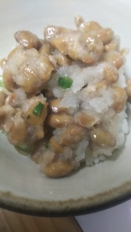 簡単！　納豆おろし