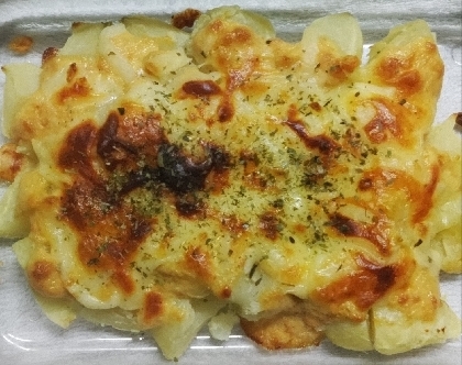 新じゃが芋の明太子マヨネーズ焼き