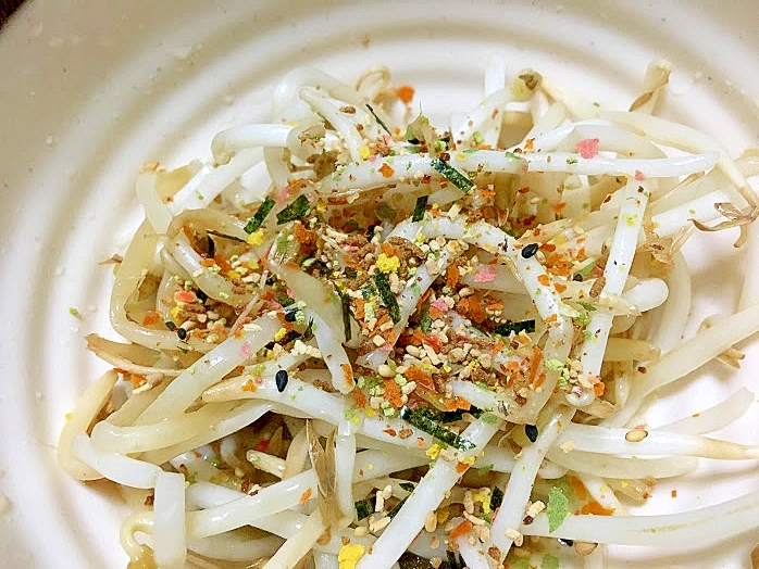 乾燥明太子とすりごま入りもやしの塩ごま油和え レシピ・作り方 by ana｜楽天レシピ