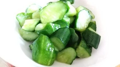 お祭り屋台の味・きゅうりの漬物