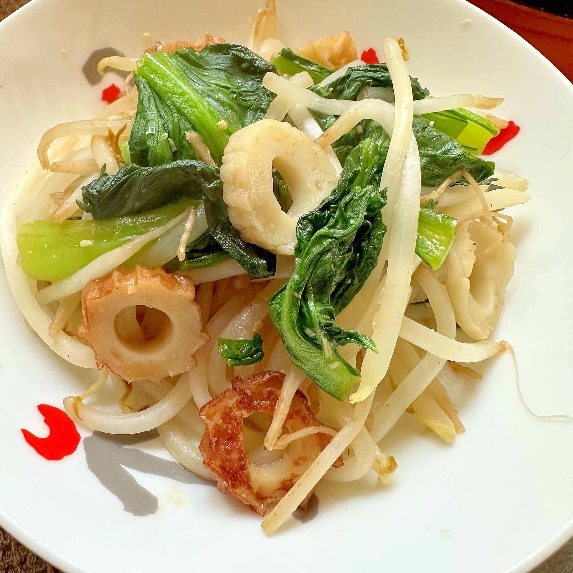 もやしと小松菜の味噌炒め୨୧ ୨୧