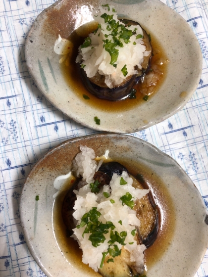 揚げずに焼くだけなので簡単でした。
ナスも柔らかく美味しく頂けました。