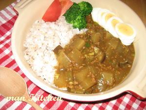 大根ごろごろカレー。