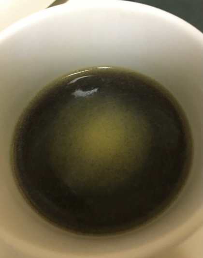 緑茶の風味で和風なコーヒーになりますね(*^ω^*)香りも良く美味しかったです！ごちそうさまでした^o^