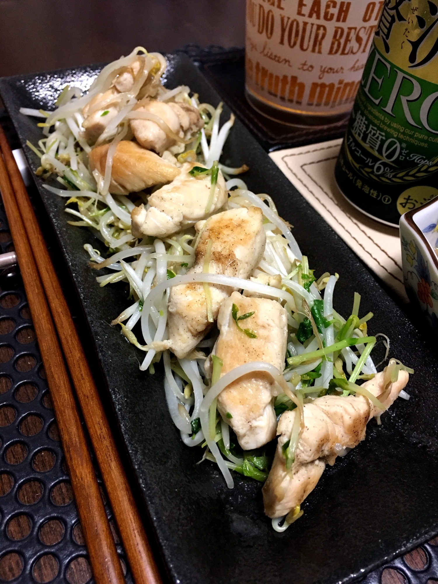 糖質オフ もやしとささみのヘルシー鶏ガラ炒め レシピ 作り方 By Hr Vivid 楽天レシピ