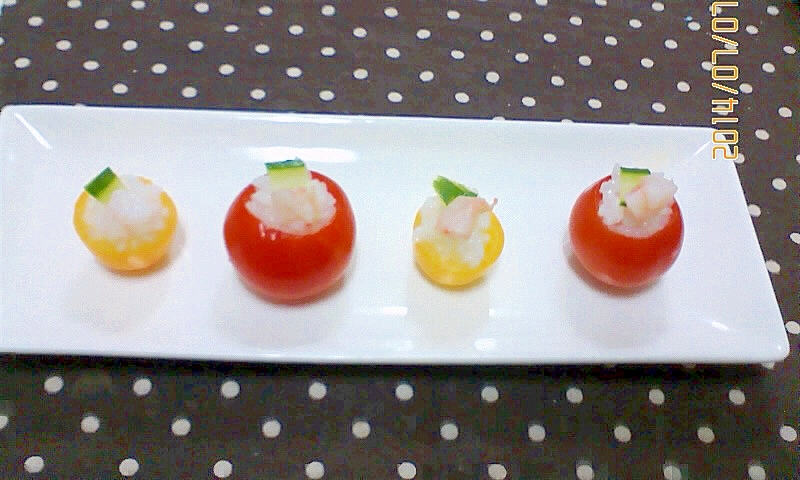 カラフルトマト寿司
