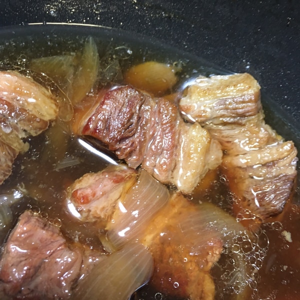 男の宅飯 コッテリトロ旨 牛角煮 レシピ 作り方 By Pudge 楽天レシピ