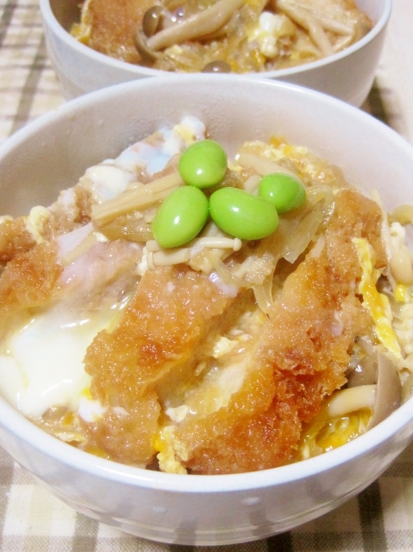 きのこカツ丼