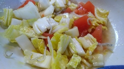 白菜とミニトマトのチョレギサラダ和え