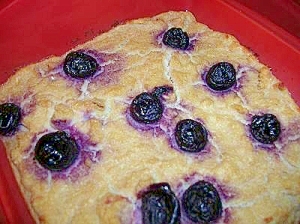 自分メモ　ブルーベリー風味のおからケーキ