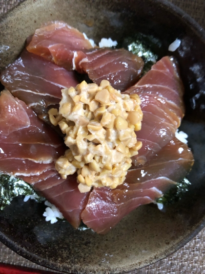 外食よりずーと安い☆鉄火丼♪