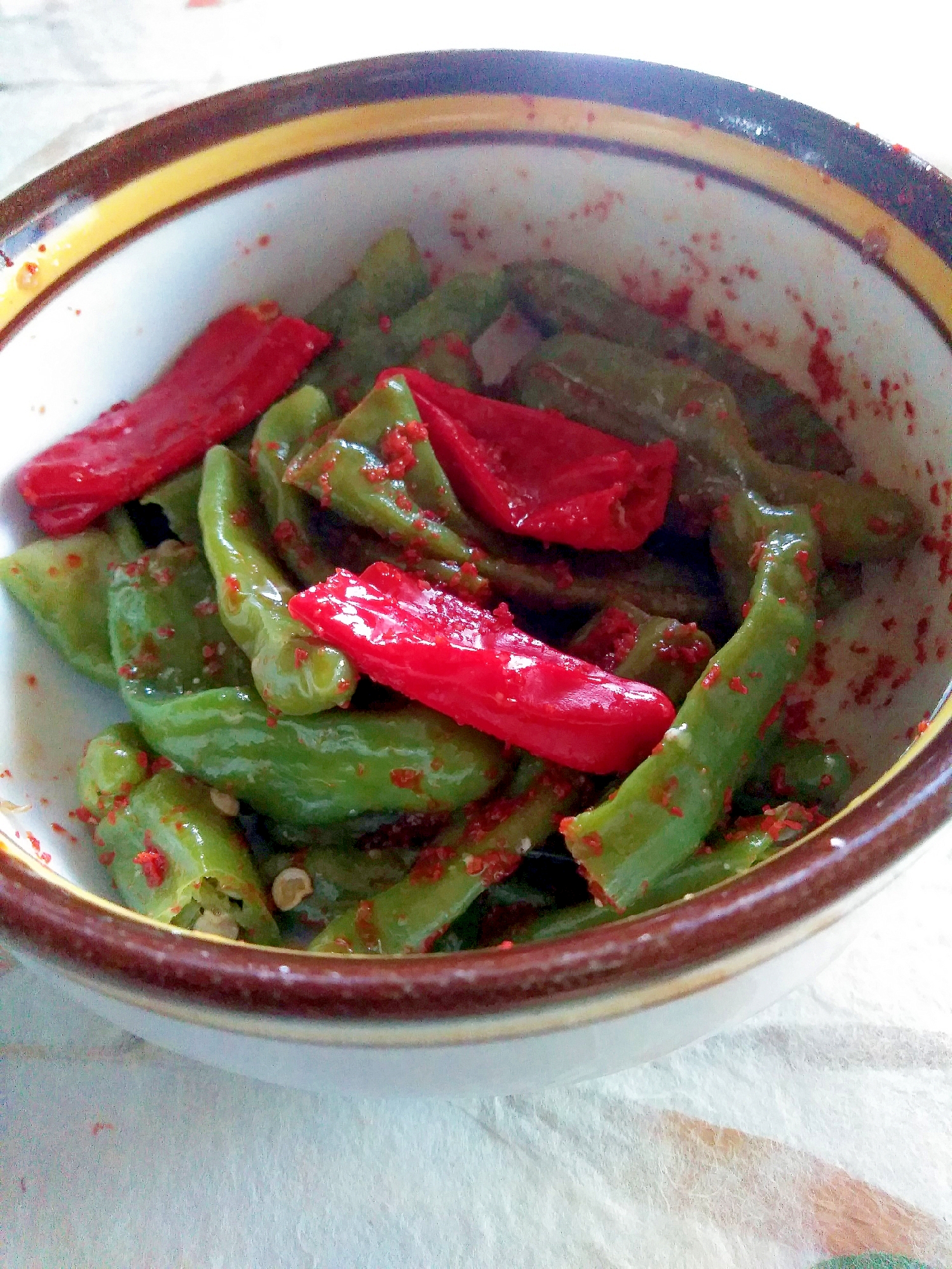 辛いししとう救済 赤緑ししとうの韓国風漬け レシピ 作り方 By 田舎のばあさん 楽天レシピ 辛いししとう救済 赤緑ししとうの韓国風漬け レシピ 作り方 By 田舎のばあさん 楽天レシピ