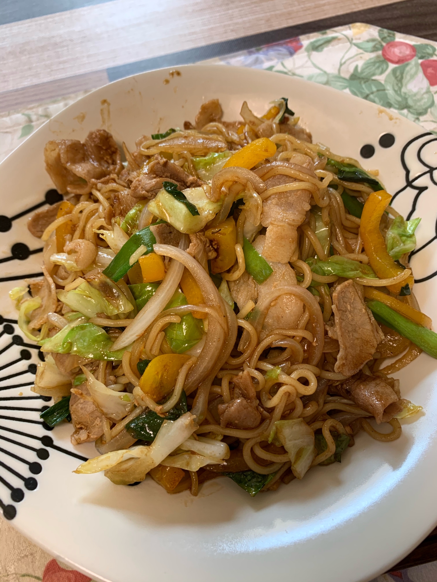 パプリカ入り♪焼きそば