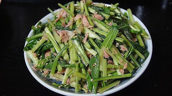 壬生菜のツナと和えたん