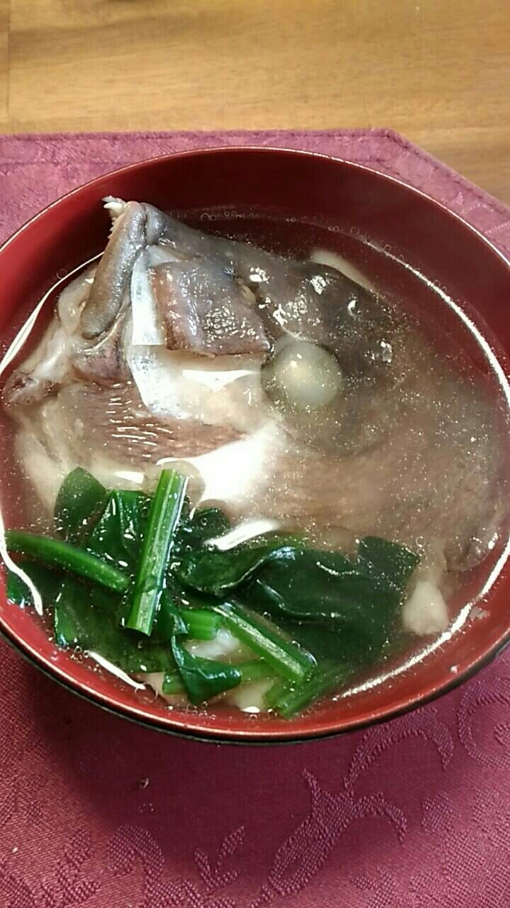 鯛のあら汁