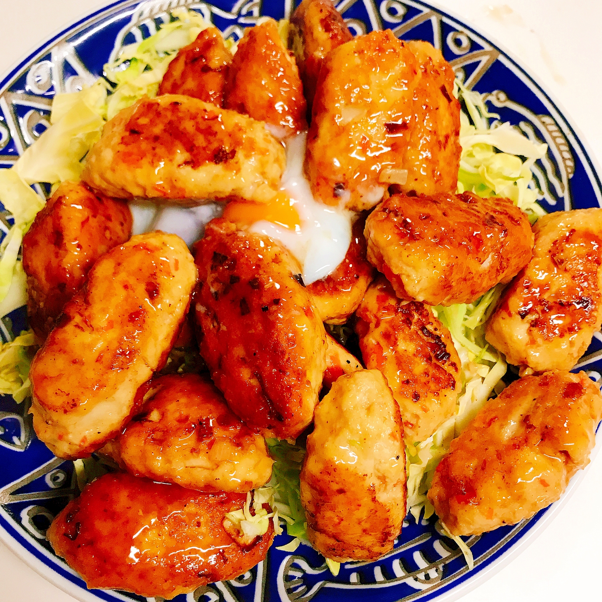 鶏挽き肉と豆腐でヘルシーつくね!!