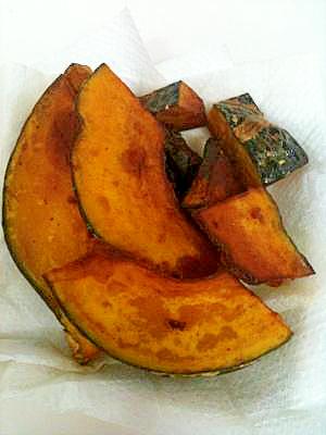 フライパンdeかぼちゃの素揚げ レシピ 作り方 By Piyosama 楽天レシピ