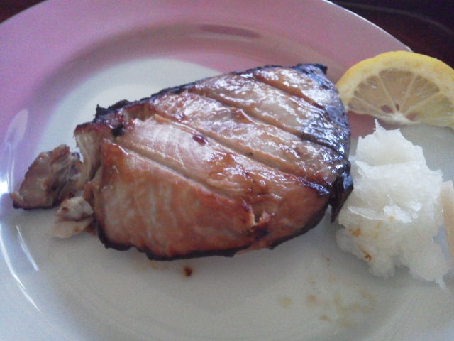 かつおの醤油みりん焼き