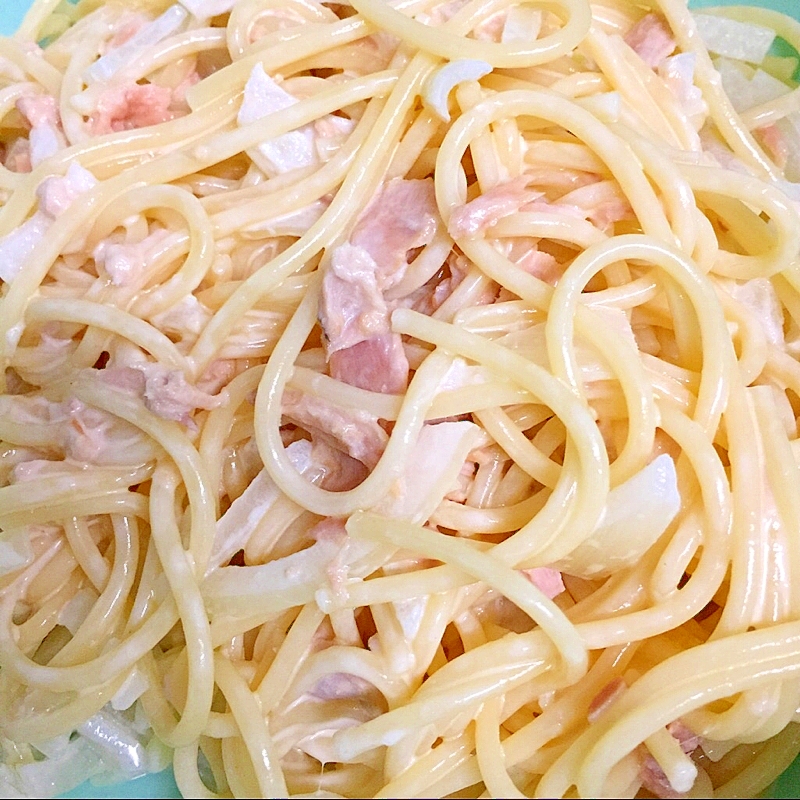 ツナとオニオンのスパゲティサラダ☆
