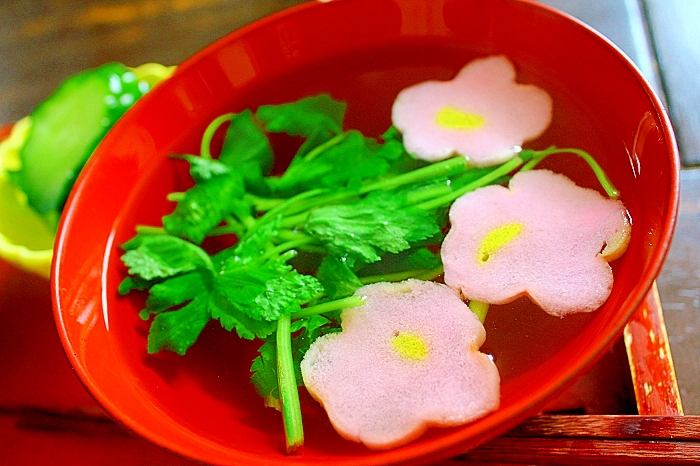 うちの一番だし＊花麩のお吸いもの