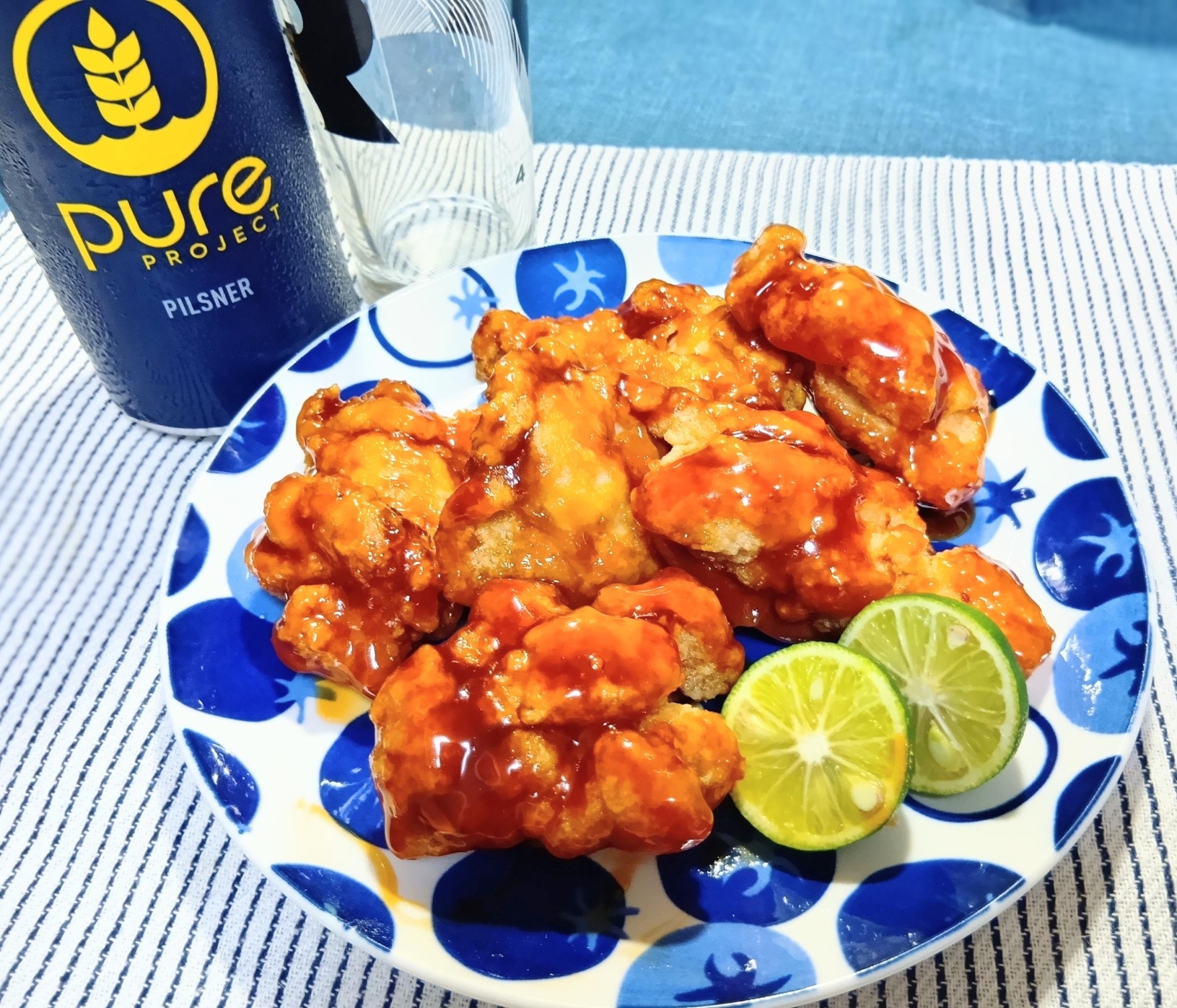 すだちで爽やか！甘辛＆さっぱり鶏唐揚げ