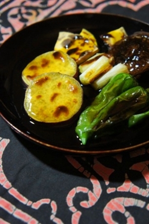 フライパンで簡単ノンオイル 焼き秋野菜の牡蠣油餡 レシピ 作り方 By 酔いどれんぬ 楽天レシピ