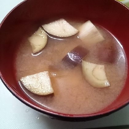 ☆熱中症対策にも☆なすと豆腐のお味噌汁☆