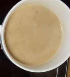 キノコのミルキースープ