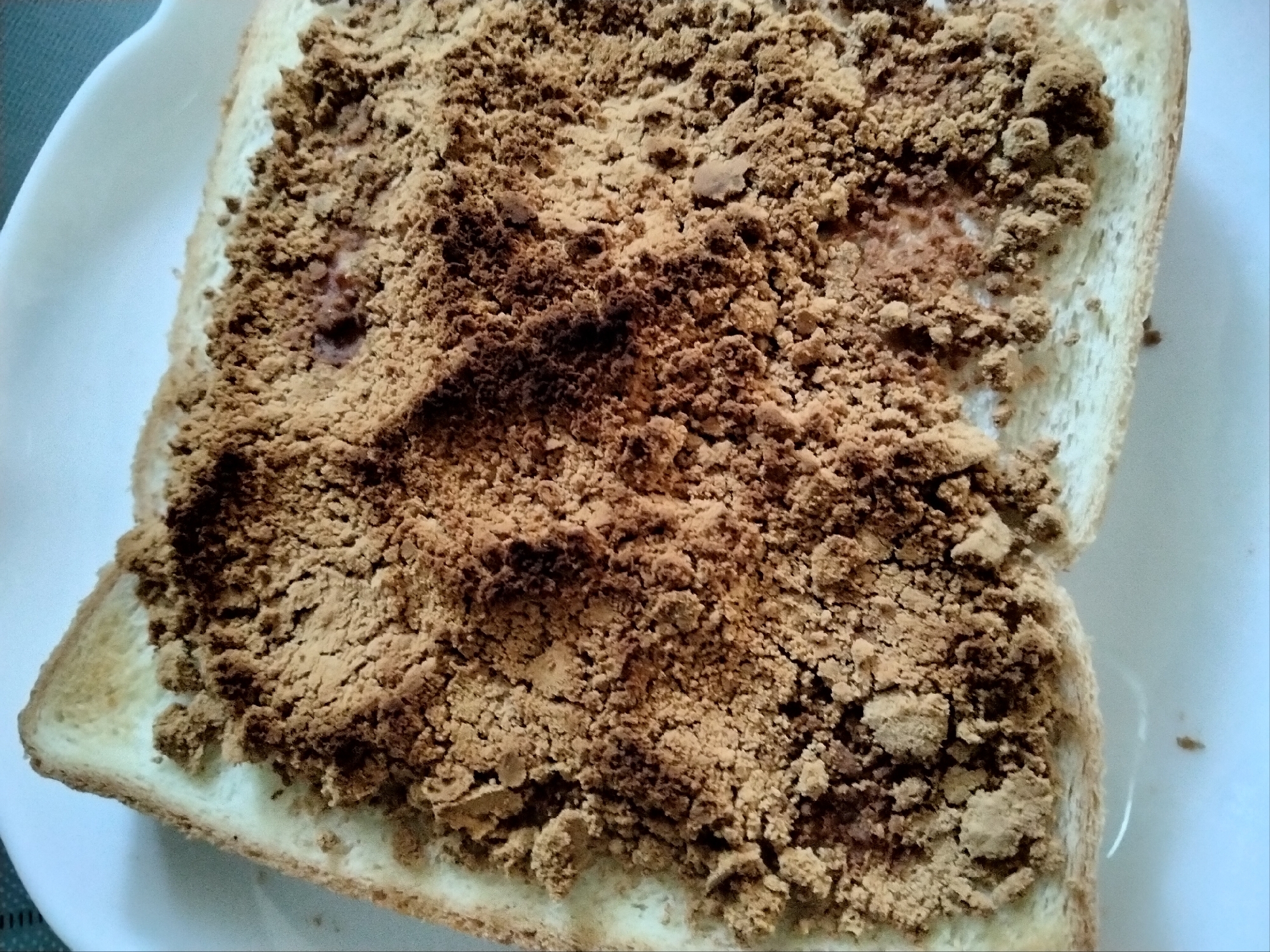 たっぷりきな粉のバタートースト