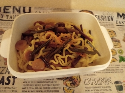 和風バター醤油パスタ〜松茸のお吸い物を使って〜