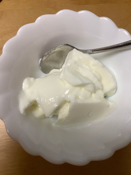 牛乳とプレーンヨーグルトでつくるꕤ手作りヨーグルト