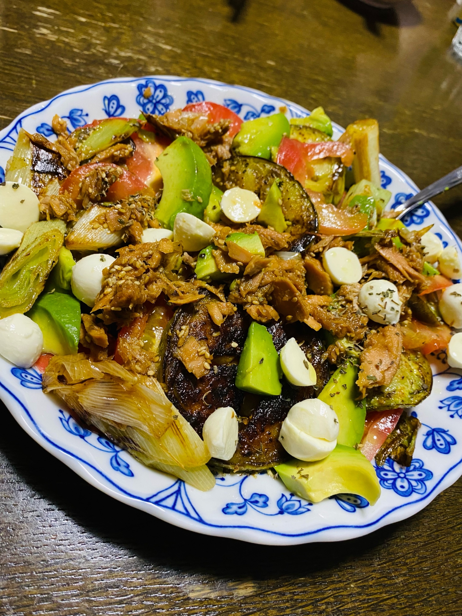 焼き野菜とツナのパクパクサラダ