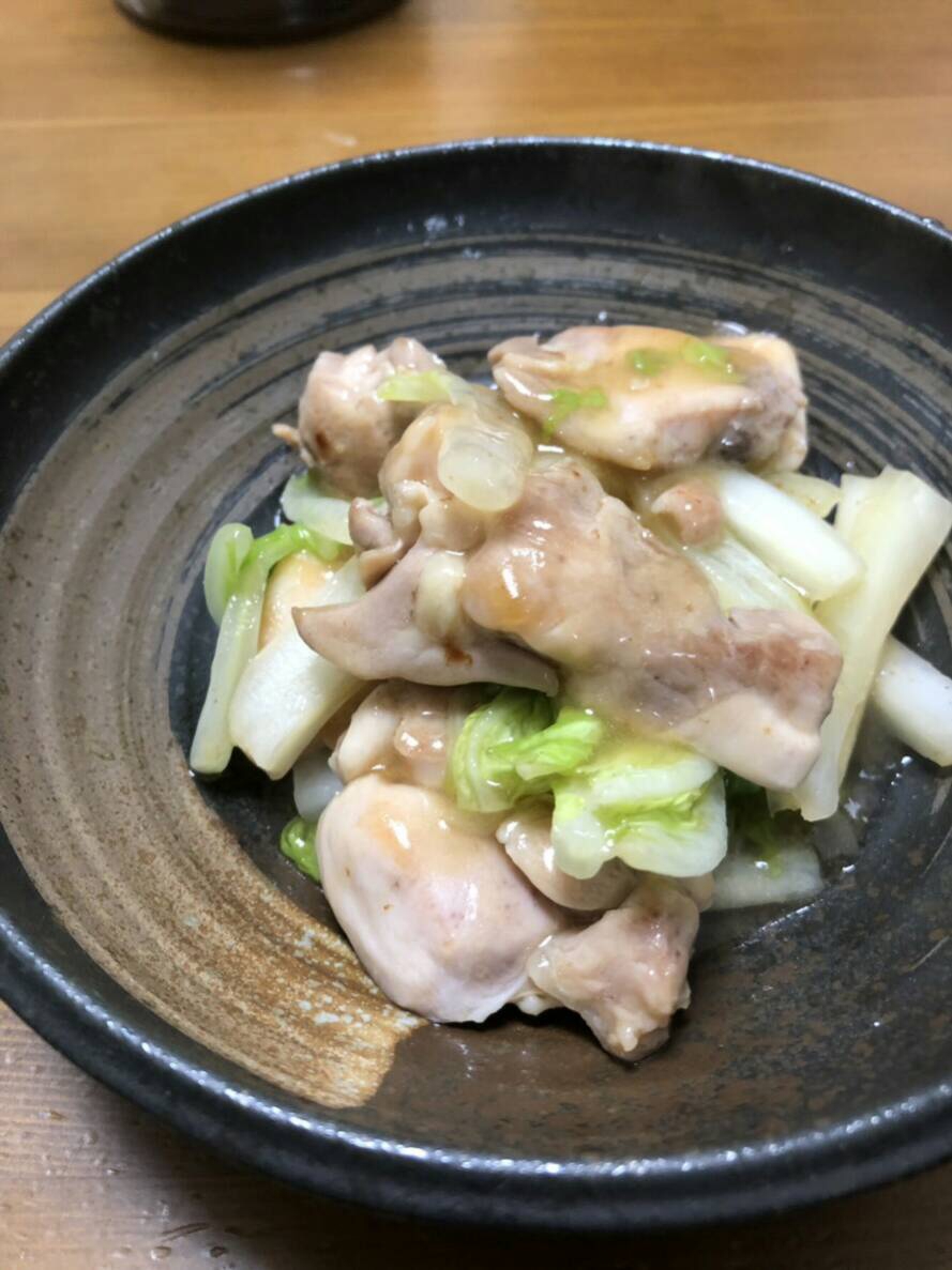 白菜と豚肉のトロトロあん