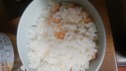 生シャケを使った炊き込みご飯