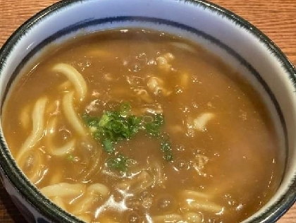 簡単！そば屋風☆カレーうどん