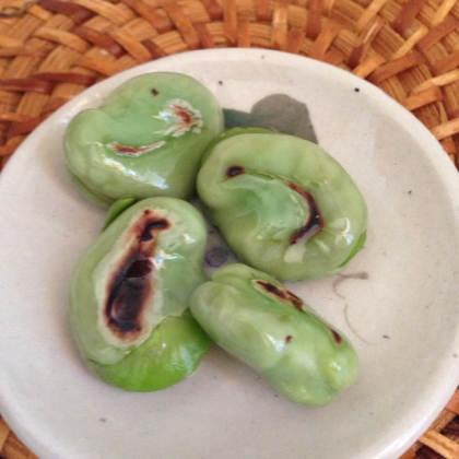 薄皮ついたまま焼いちゃいました！食べるときは薄皮剥いて食べました！それでokですか？
シンプルに美味しかったです(*^^*)
ご馳走さまでした♡