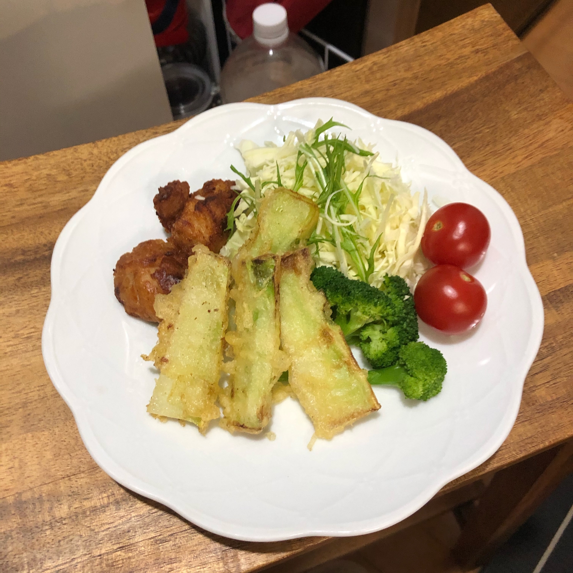 甘ぁ〜い❤ブロッコリー芯の天ぷら!!