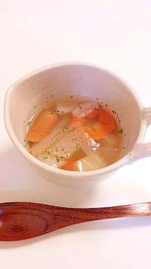 あるものだけ入れる簡単野菜スープ