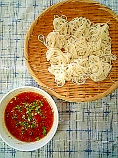 ☆トマトつけだれ素麺☆