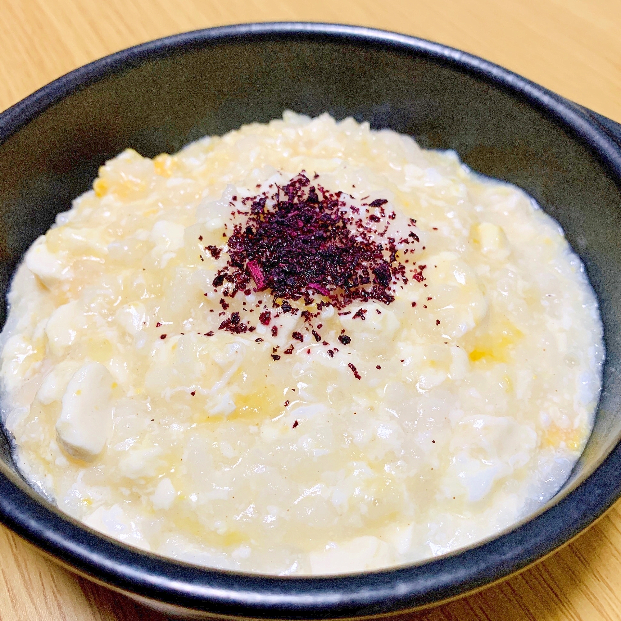 冷やご飯で簡単！豆腐のおかゆ