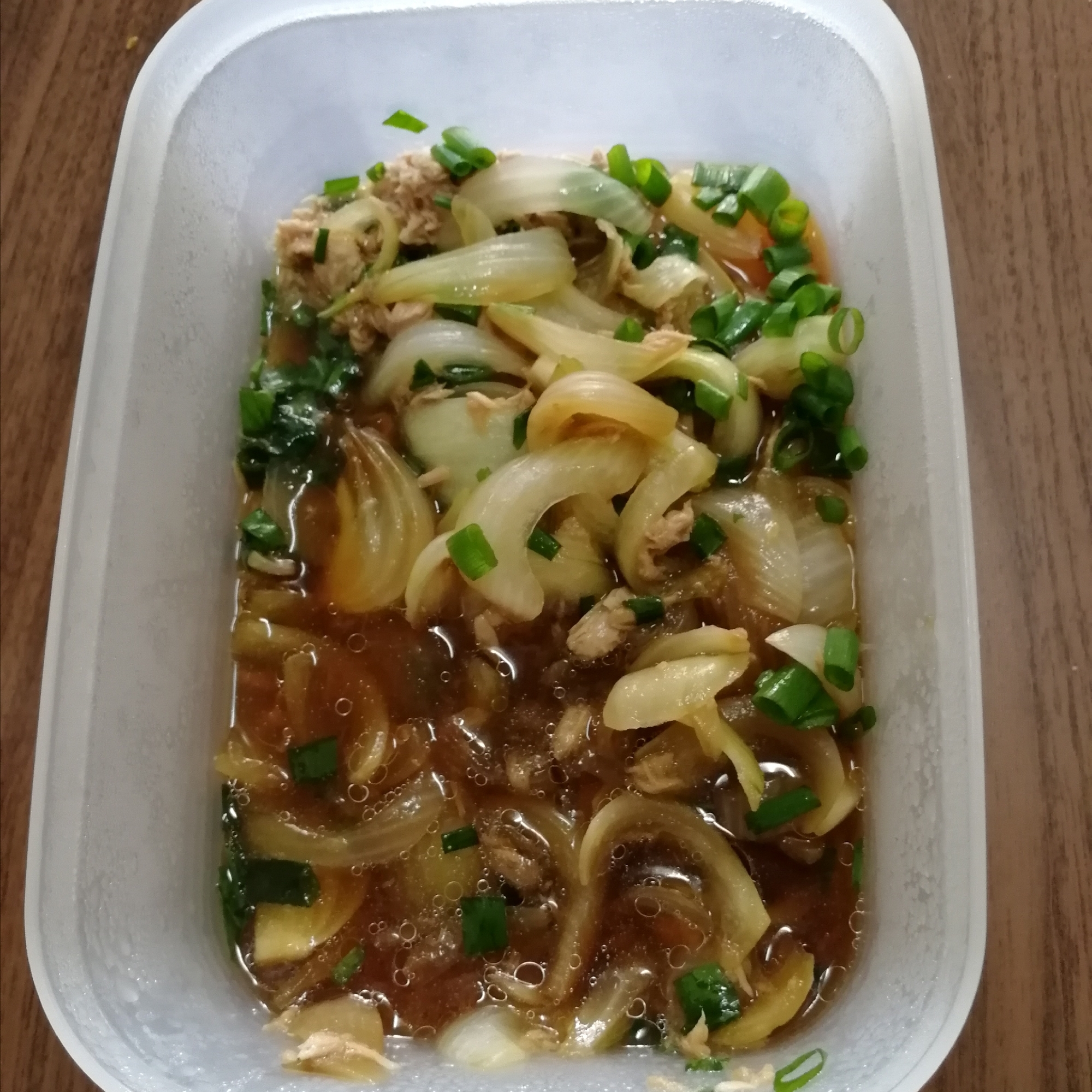 新玉ねぎの麺つゆおひたし
