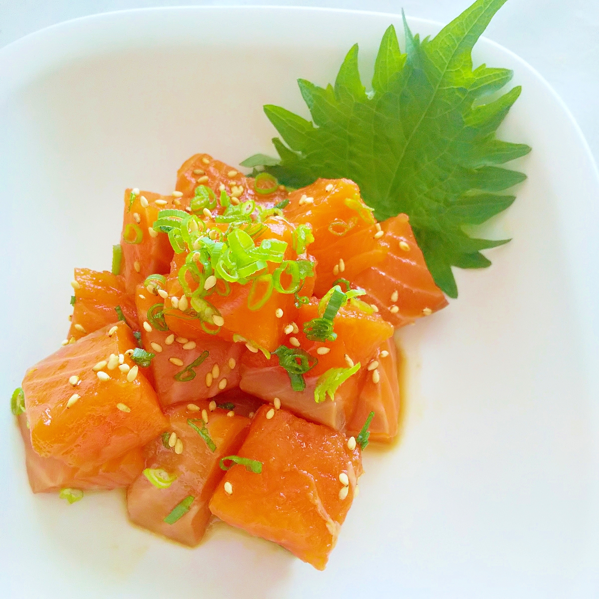 簡単 サーモンのポキ レシピ 作り方 By Sawa Rarara 楽天レシピ