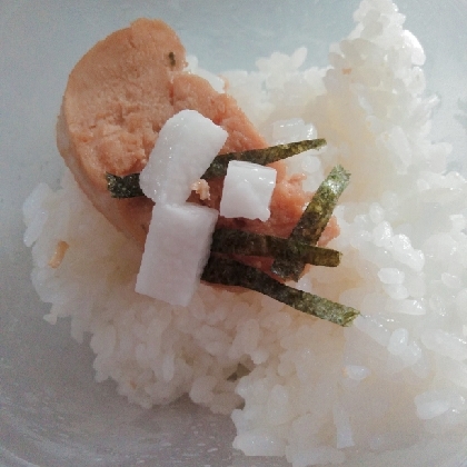 長芋と鶏照り丼